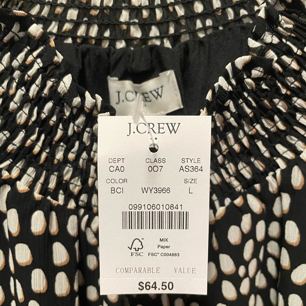 J. Crew High Neck Tops, sz. L - Picture 3 of 3